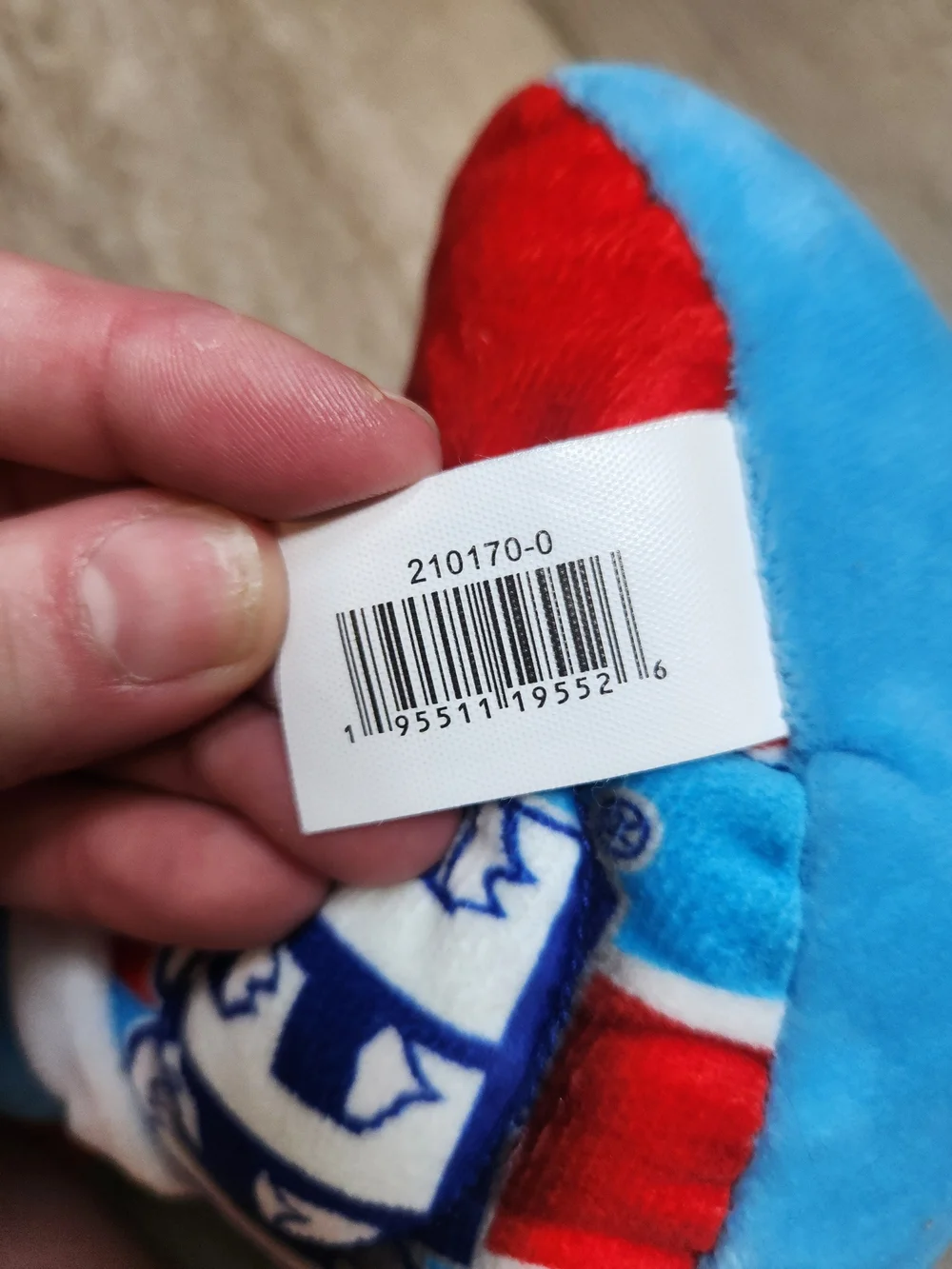Blue Scented Plush Duck with Red & White Vest - ICEE Licensed